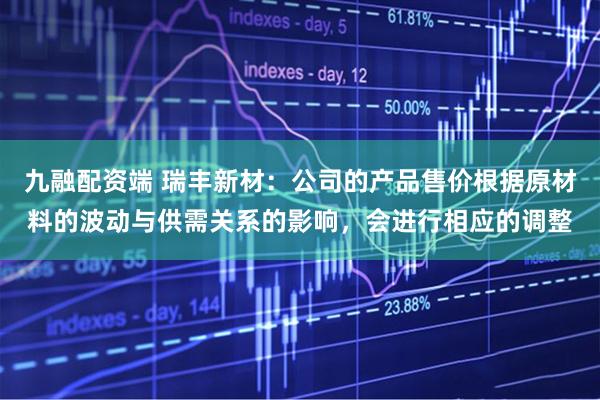九融配资端 瑞丰新材：公司的产品售价根据原材料的波动与供需关系的影响，会进行相应的调整